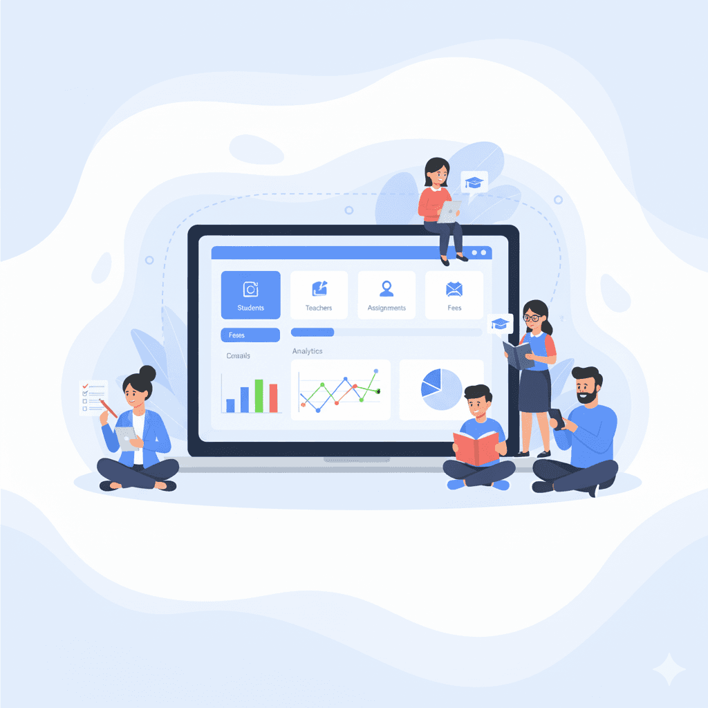 School management illustration